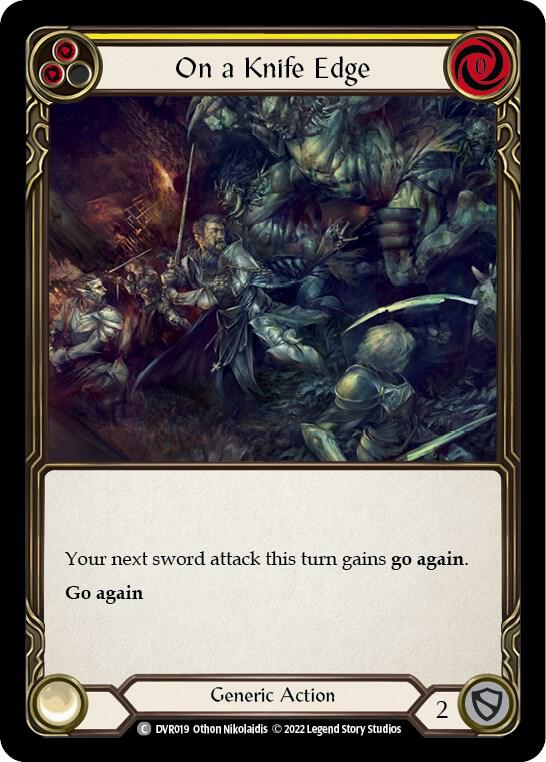 On a Knife Edge card image