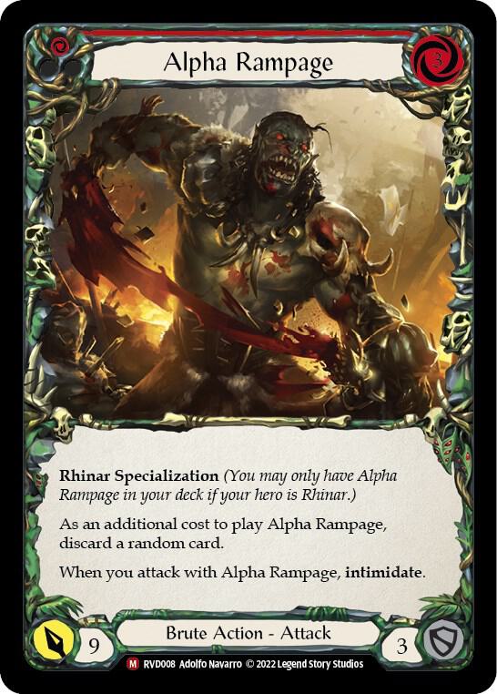 Alpha Rampage card image