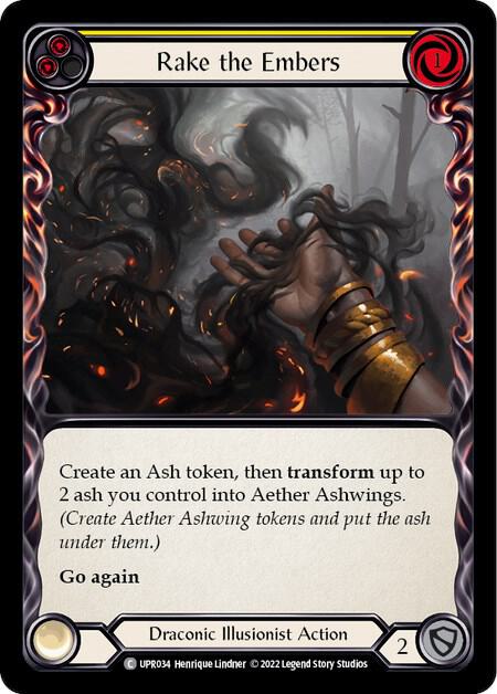 Rake the Embers (Yellow) card image