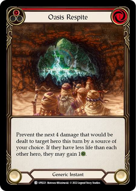 Oasis Respite (Red) card image
