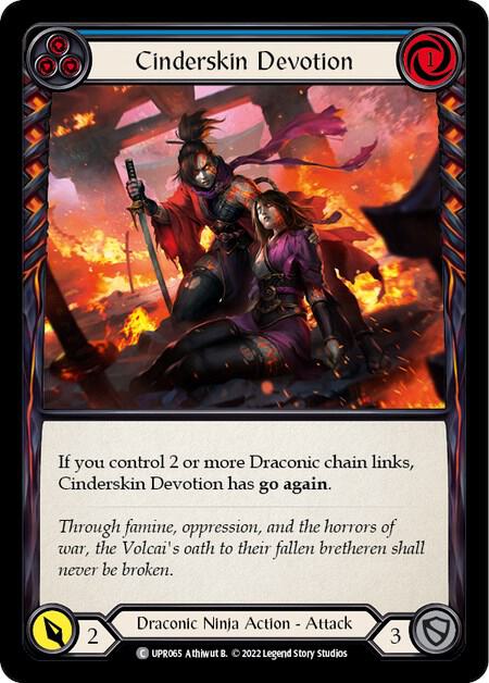 Cinderskin Devotion (Blue) card image