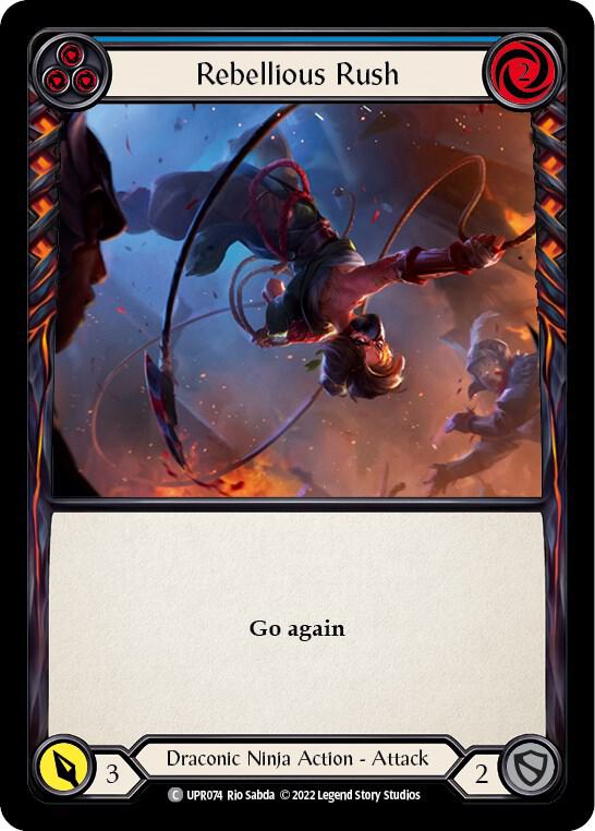 Rebellious Rush (Blue) card image