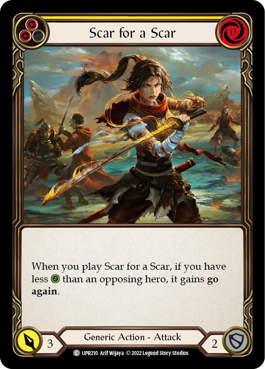 Scar for a Scar (Yellow) card image