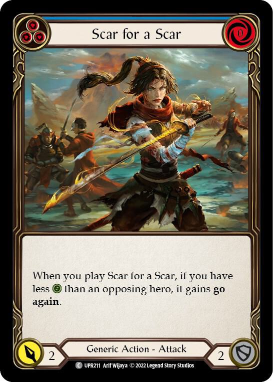 Scar for a Scar (Blue) card image