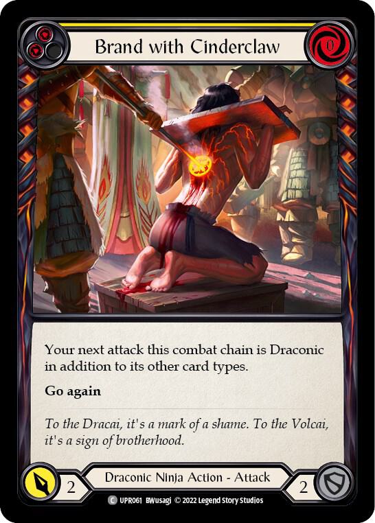 Brand with Cinderclaw (Yellow) card image