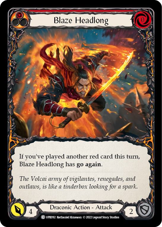 Blaze Headlong card image