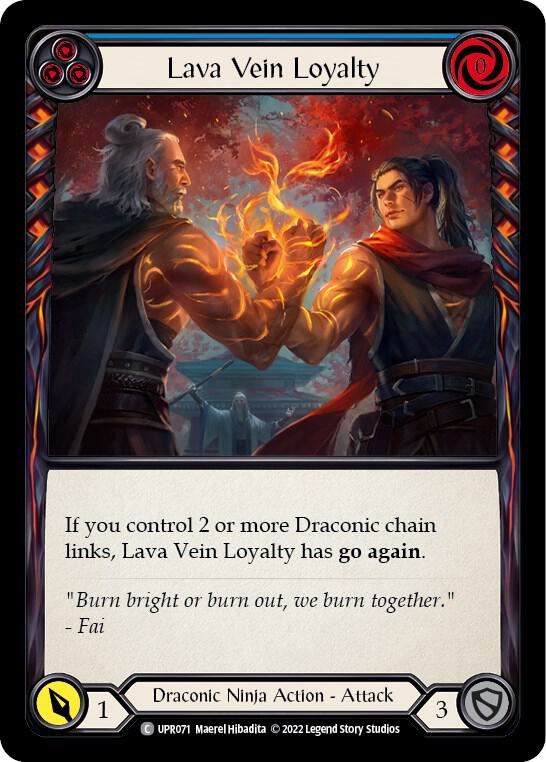 Lava Vein Loyalty (Blue) card image