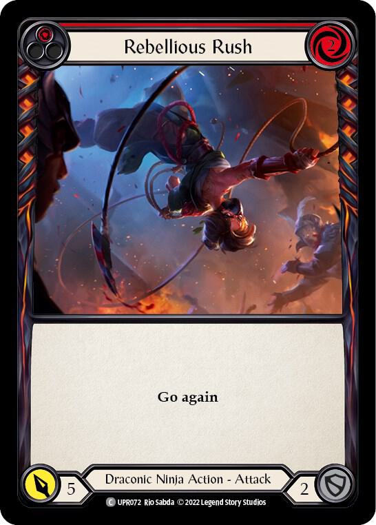 Rebellious Rush (Red) card image