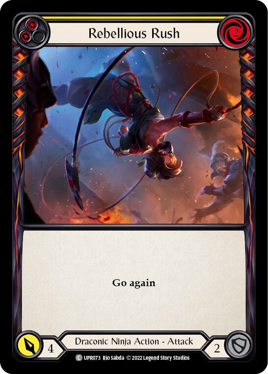 Rebellious Rush (Yellow) card image
