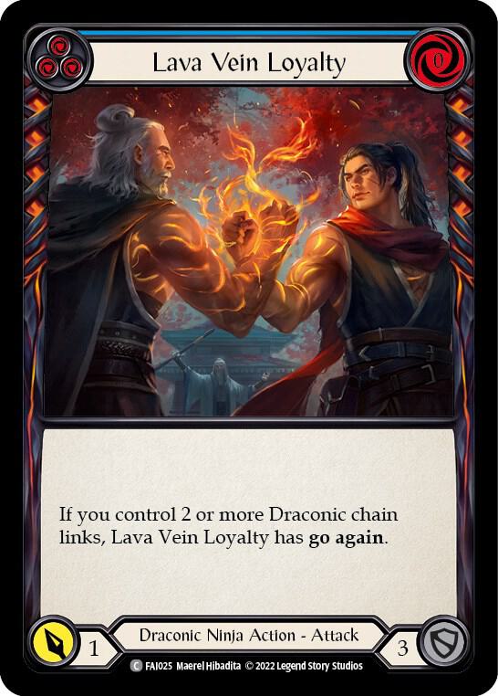 Lava Vein Loyalty (Blue) card image