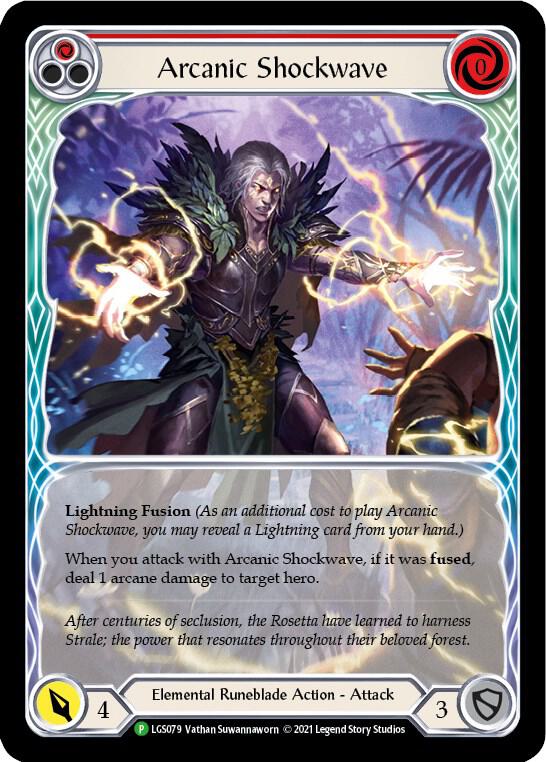 Arcanic Shockwave (Red) (Extended Art) - LGS079 card image