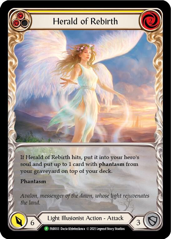 Herald of Rebirth (Yellow) - FAB033 card image