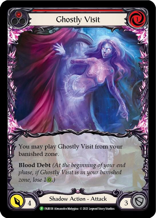 Ghostly Visit (Red) - FAB038 card image