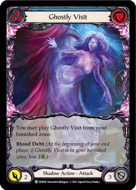 Ghostly Visit (Blue) - FAB040 card image