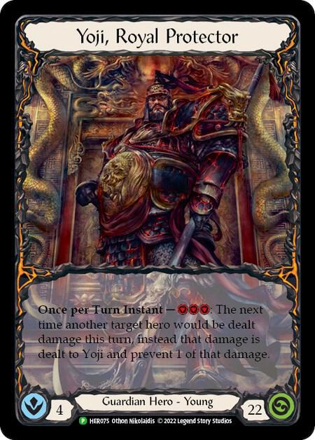 Yoji, Royal Protector - HER075 card image