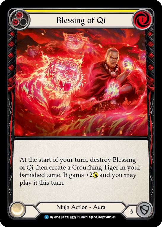 Blessing of Qi (Yellow) card image