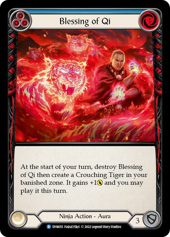 Blessing of Qi (Blue) card image