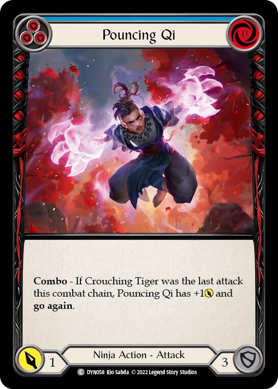 Pouncing Qi (Blue) card image