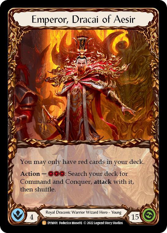 Emperor, Dracai of Aesir card image