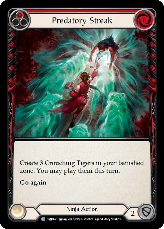 Predatory Streak (Red) card image