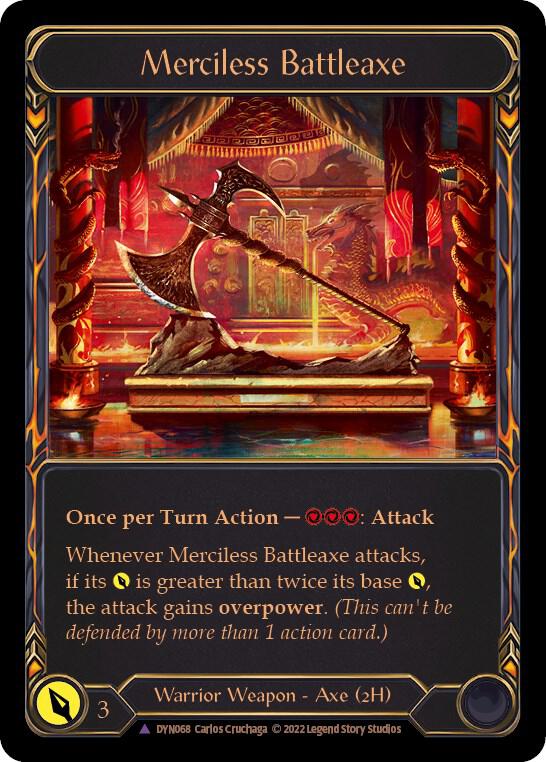 Merciless Battleaxe (Marvel) card image