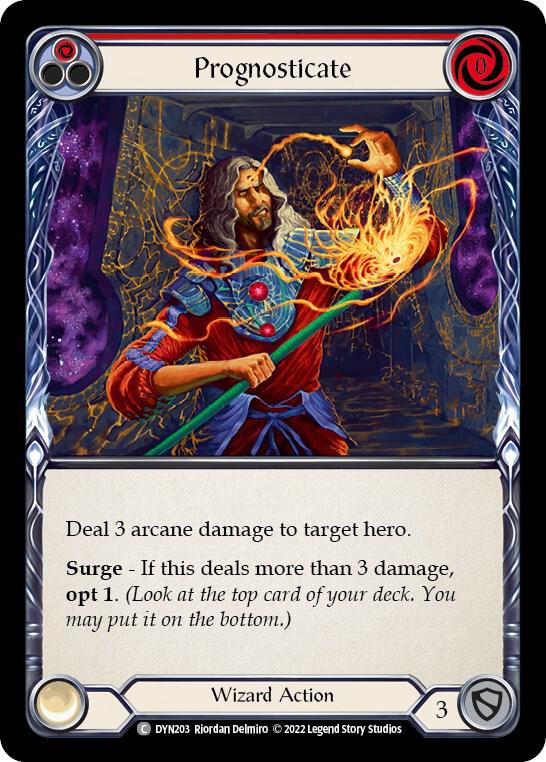 Prognosticate (Red) card image