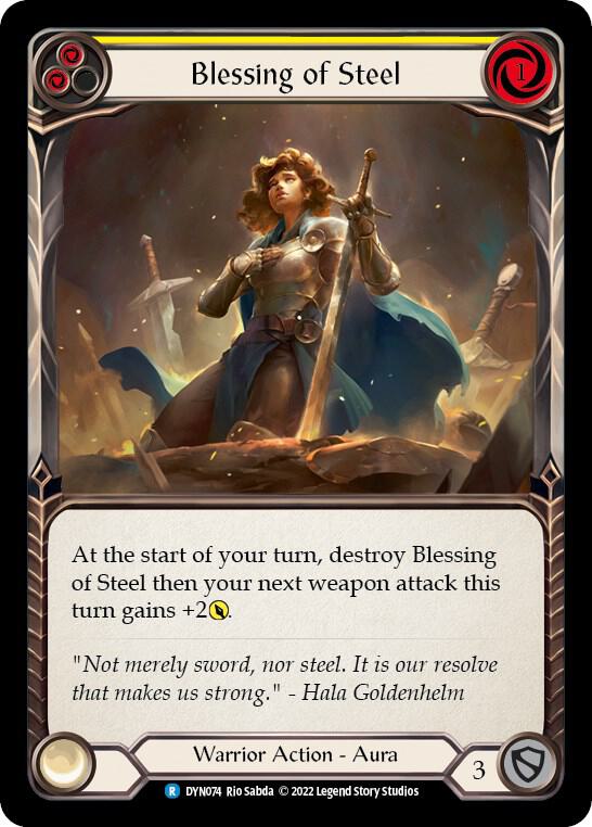 Blessing of Steel (Yellow) card image