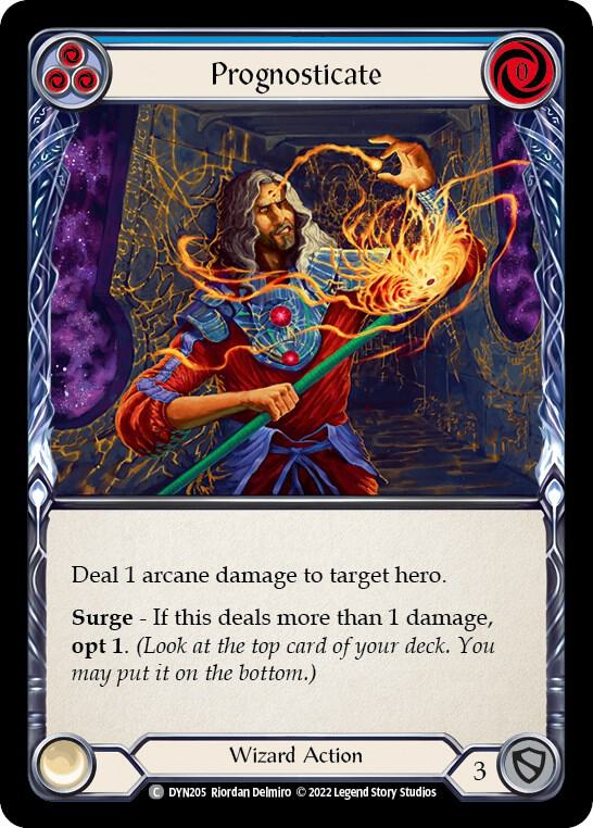 Prognosticate (Blue) card image