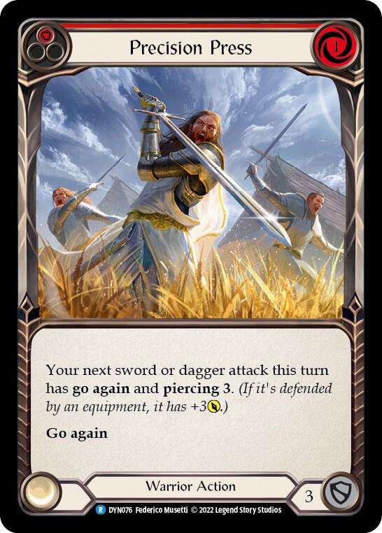 Precision Press (Red) card image