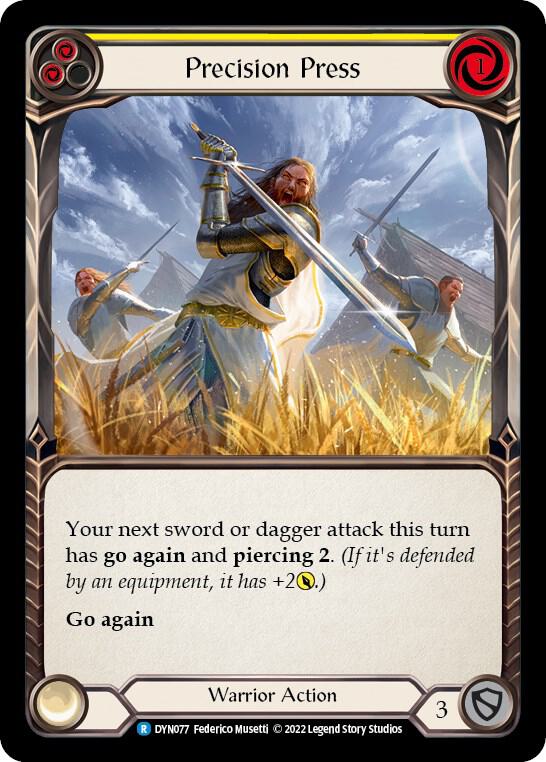 Precision Press (Yellow) card image