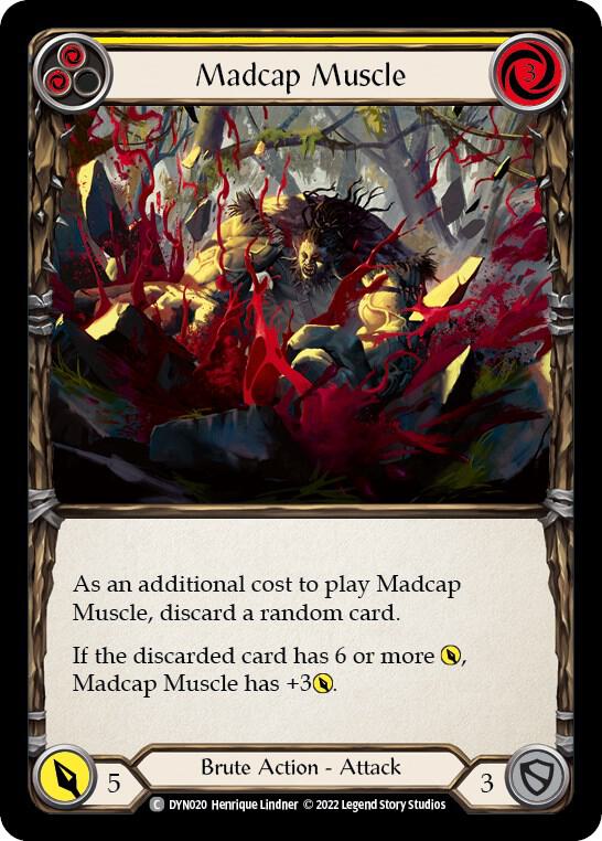 Madcap Muscle (Yellow) card image