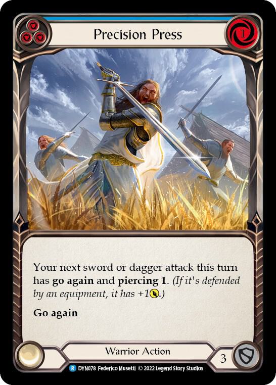 Precision Press (Blue) card image