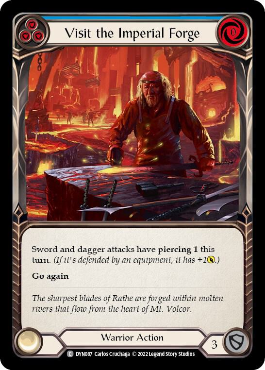 Visit the Imperial Forge (Blue) card image