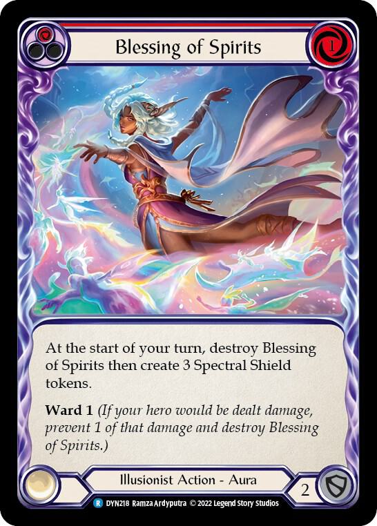 Blessing of Spirits (Red) card image