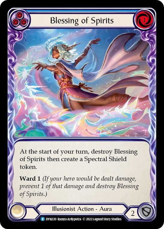Blessing of Spirits (Blue) card image