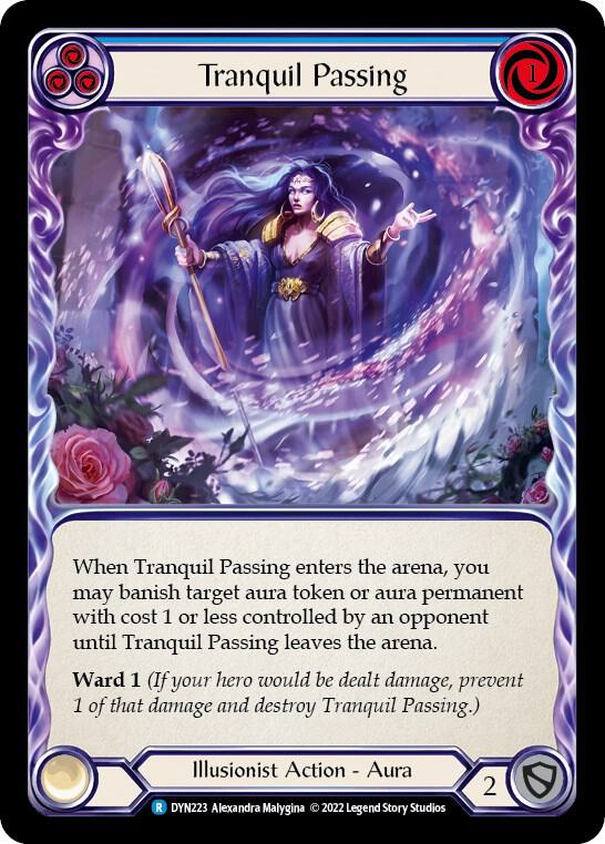 Tranquil Passing (Blue) card image