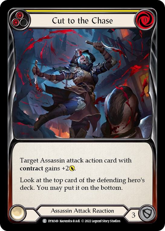 Cut to the Chase (Yellow) card image