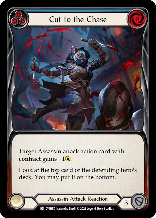 Cut to the Chase (Blue) card image