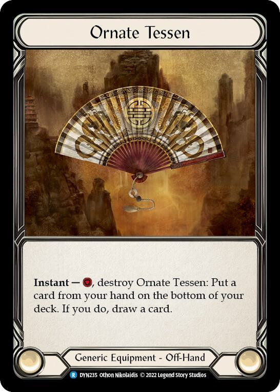 Ornate Tessen card image