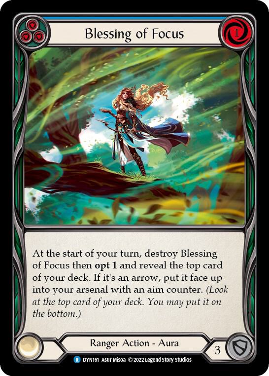 Blessing of Focus (Blue) card image