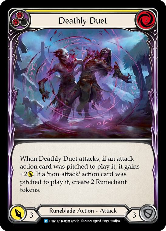 Deathly Duet (Yellow) card image
