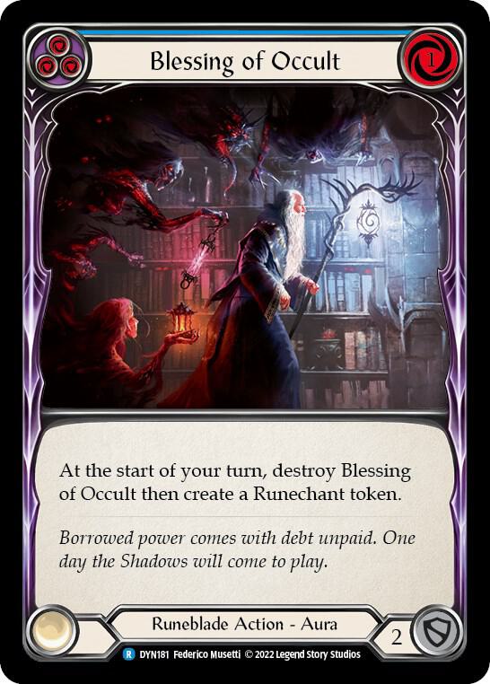 Blessing of Occult (Blue) card image