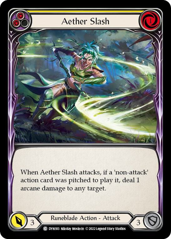 Aether Slash (Yellow) card image