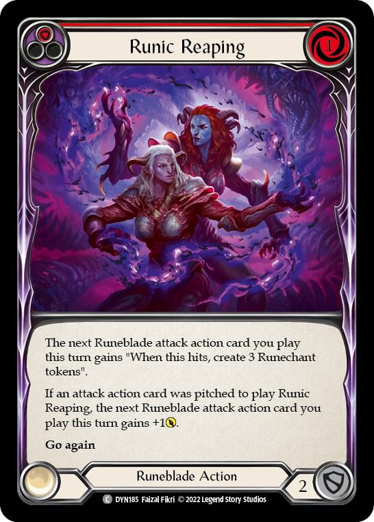 Runic Reaping (Red) card image