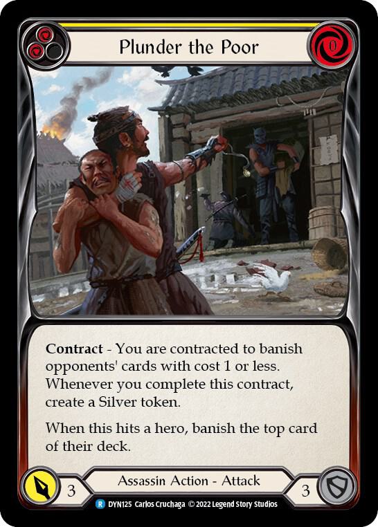 Plunder the Poor (Yellow) card image