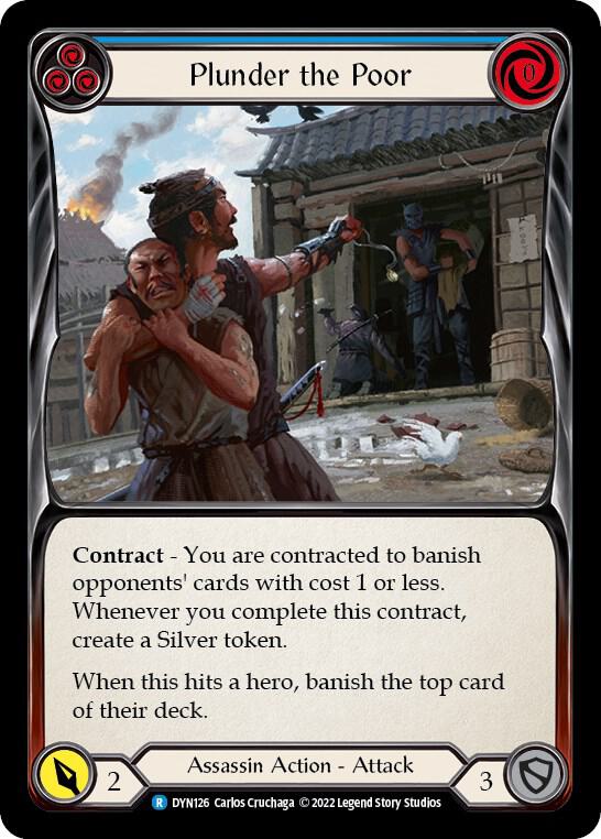 Plunder the Poor (Blue) card image