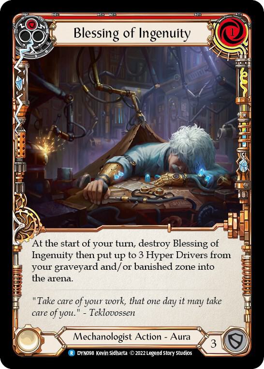 Blessing of Ingenuity (Red) card image