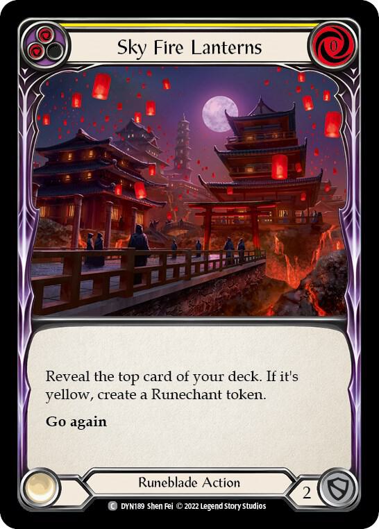 Sky Fire Lanterns (Yellow) card image