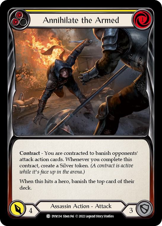 Annihilate the Armed (Yellow) card image