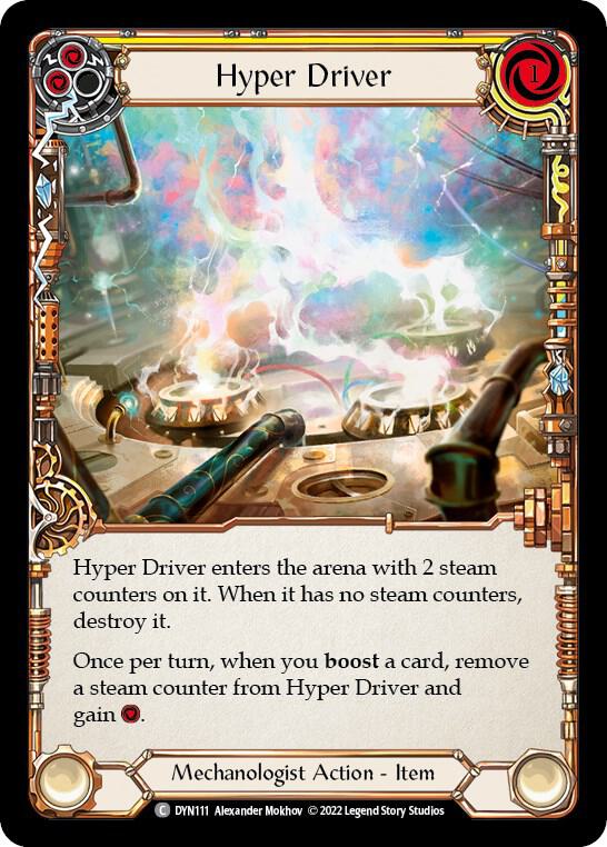 Hyper Driver (Yellow) card image